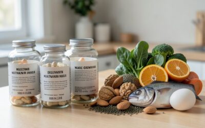 Comparativo: suplementos multivitamínicos para o crescimento de unhas vs suplementação baseada em alimentos