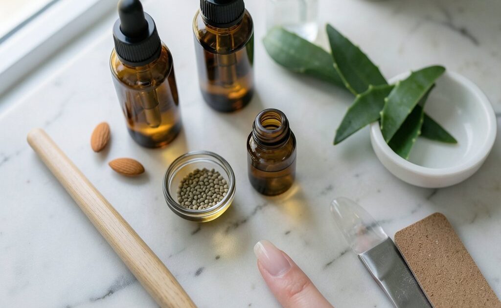 crescimento natural das unhas