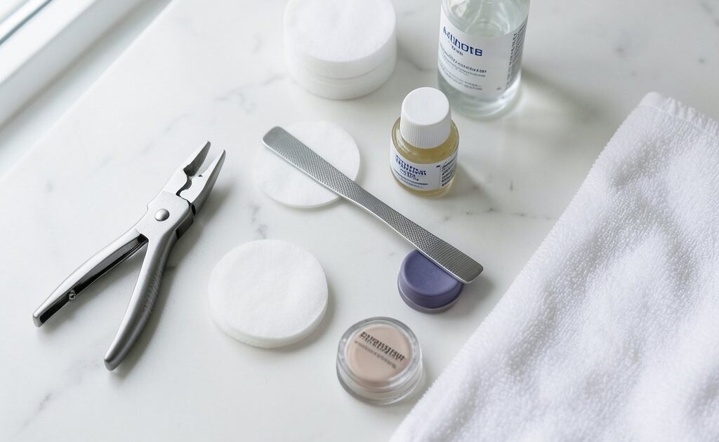 proteção de unhas durante manicure