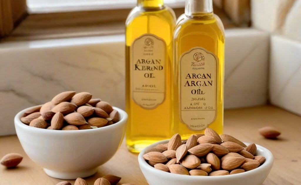 Comparativo: óleo de argan vs óleo de amêndoas para unhas mais fortes