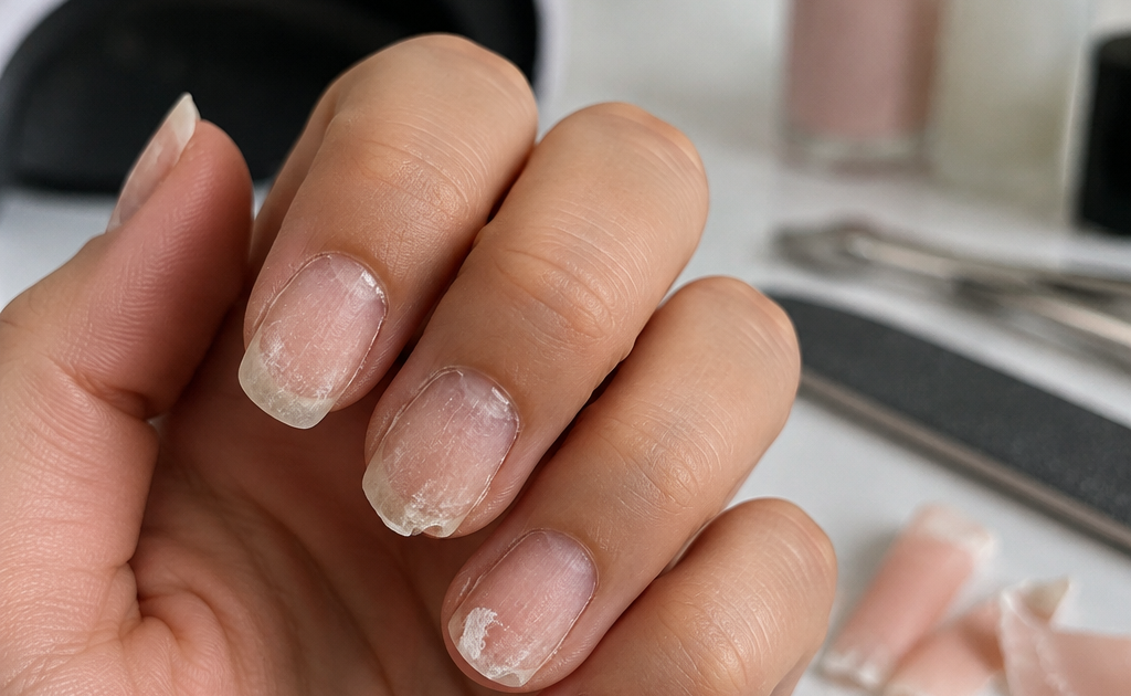 Danos nas unhas por gel
